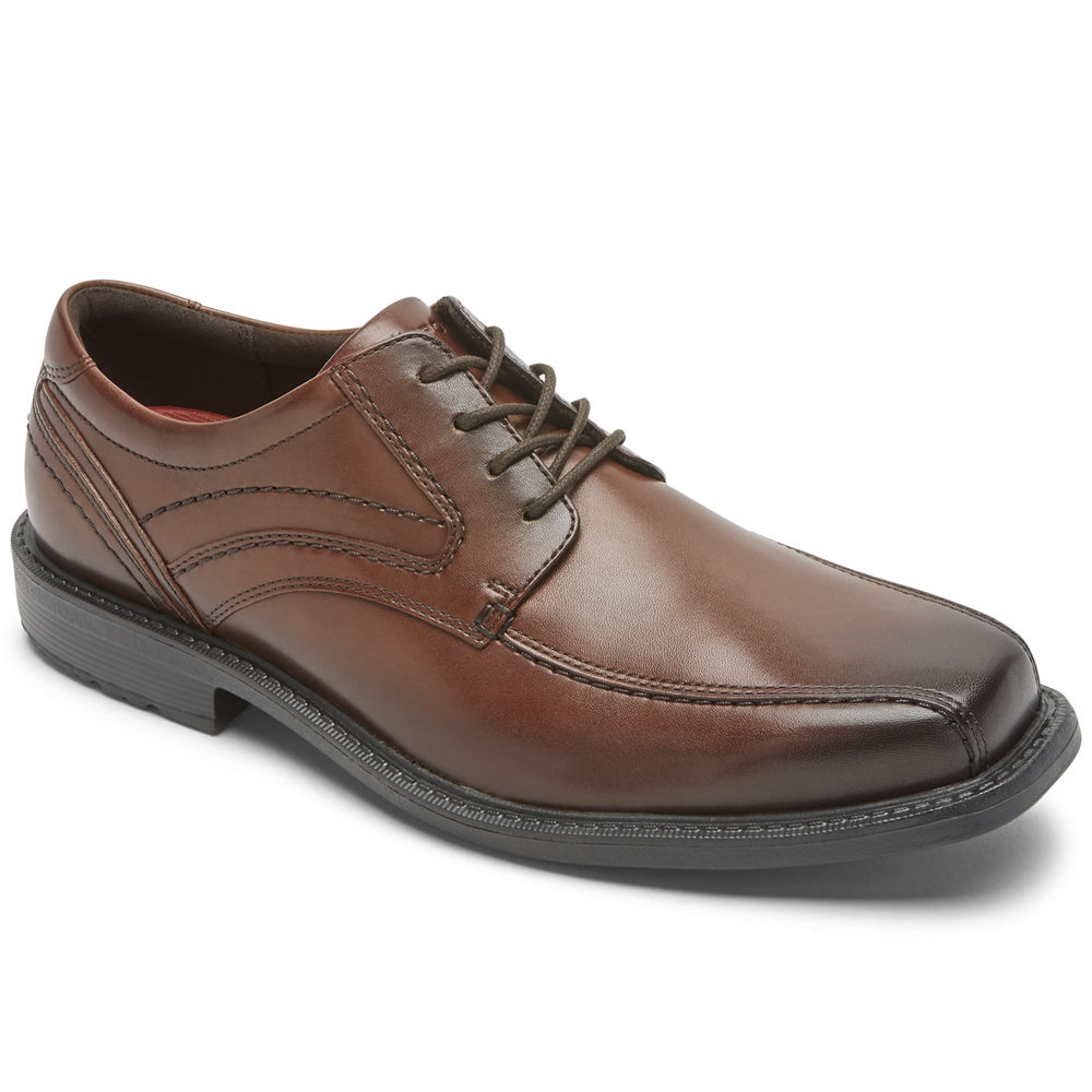 Rockport Mens Oxfords Brown - Style Leader 2 Bike Toe - UK 812-RKBHPN